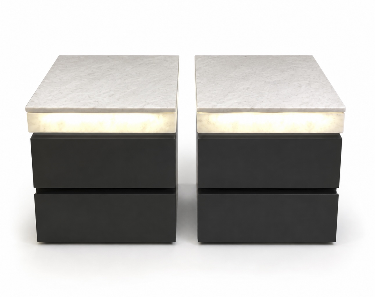 Bedside marble lights tables