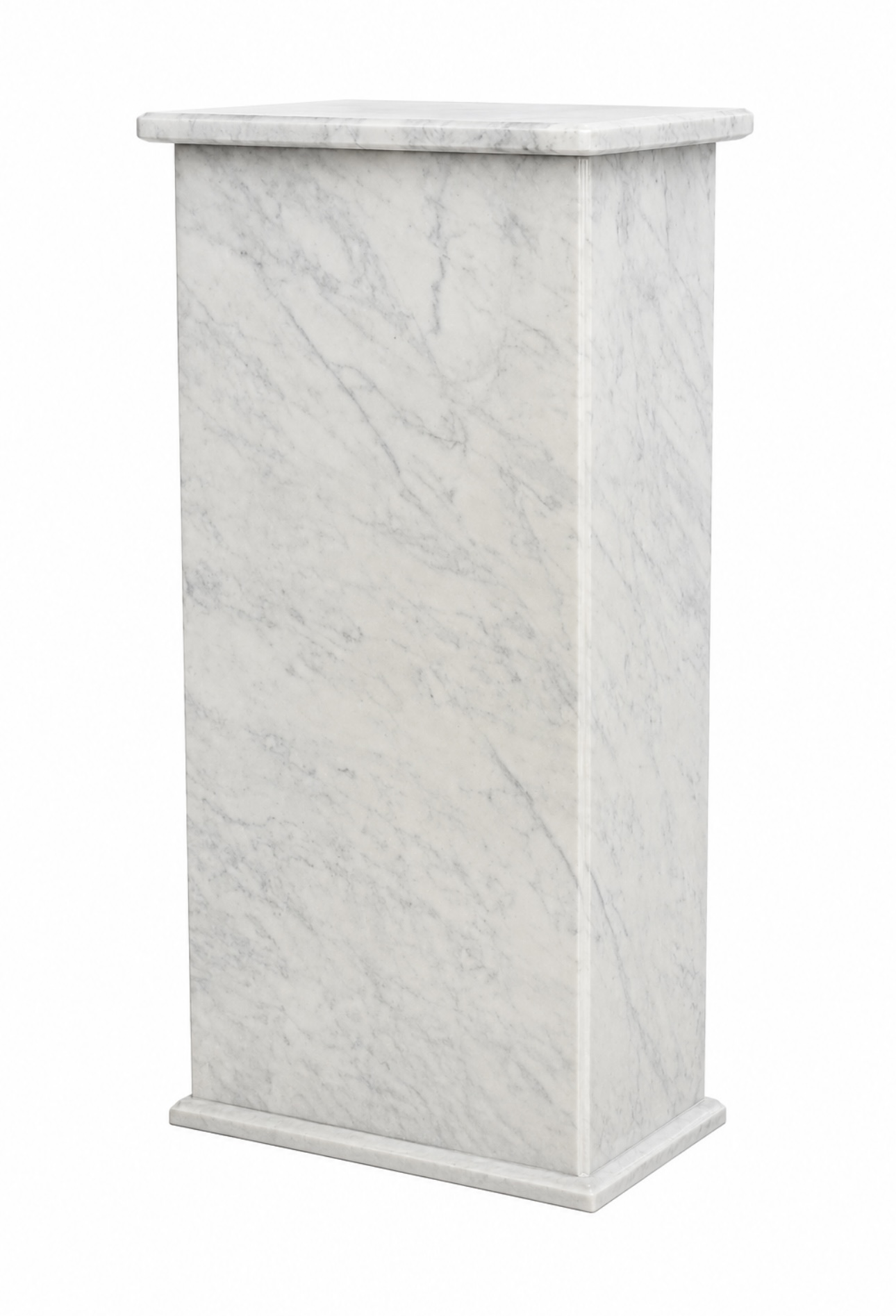 Carrara marble column